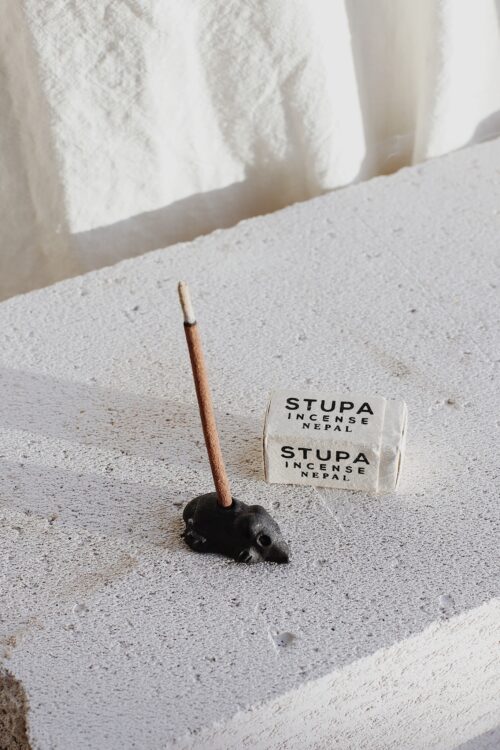 Podstawka do kadzidełek Animals Spirit – mysz, Stupa Incense