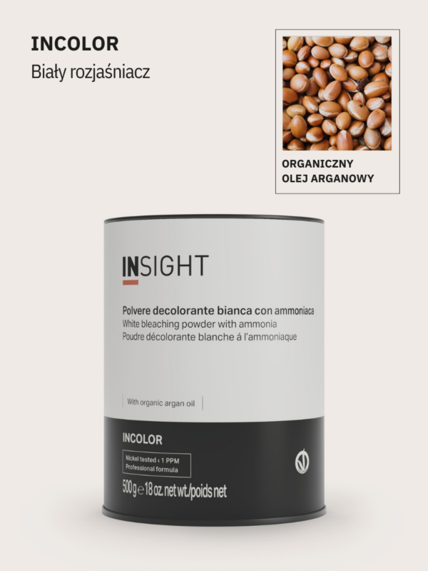 rozjaśniacz do włosów, rozjaśniacz biały, rozjaśniacz insight