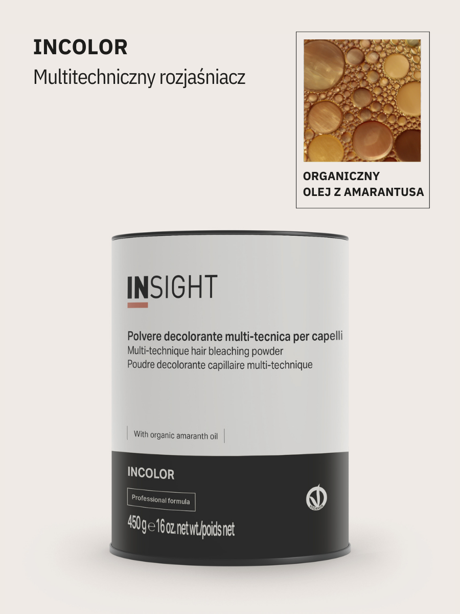 rozjaśniacz do włosów, rozjaśniacz multitechniczny, rozjaśniacz insight