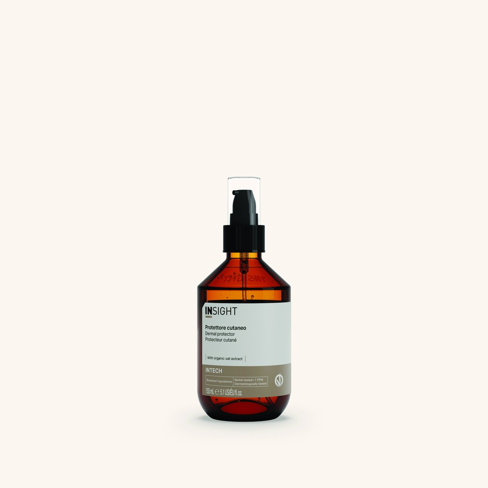 INTECH Dermal Protector INSIGHT - ochronny olejek do skóry głowy przed zabiegiem trwałej ondulacji, 150 ml, z organicznym ekstraktem z owsa